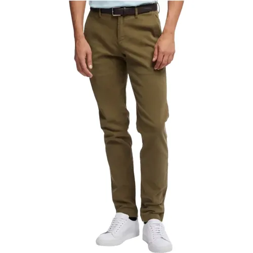 Soho extra-Slim-Fit-Baumwollbürstkinoshose , Herren, Größe: W40 - Brooks Brothers - Modalova