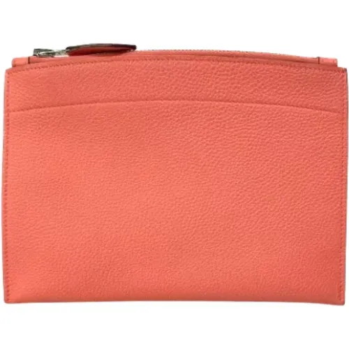 Pre-owned Clutches, female, , Size: ONE SIZE Pre-owned Leather pouches - Hermès Vintage - Modalova