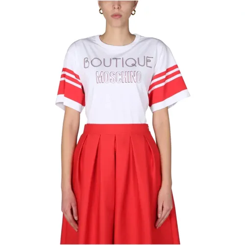 Ailor Stimmungs-T-Shirt , Damen, Größe: S - Boutique Moschino - Modalova