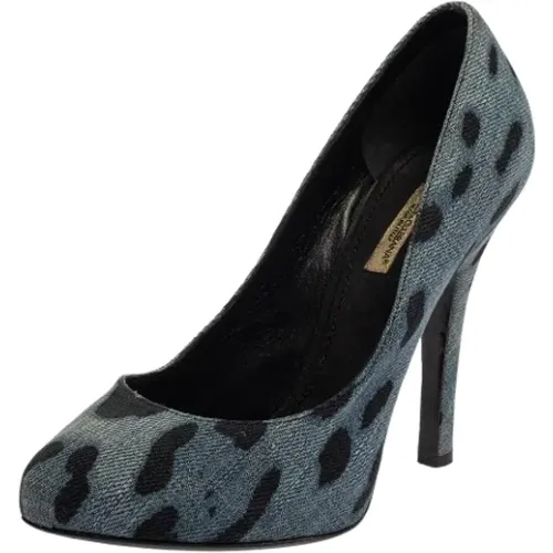 Pre-owned Pumps, female, , Size: 7 US Pre-owned Denim heels - Dolce & Gabbana Pre-owned - Modalova