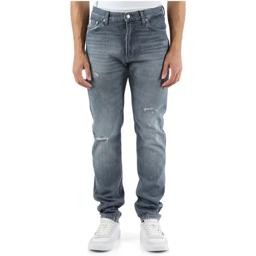 Authentische Vater Jeans , Herren, Größe: W33 - Calvin Klein Jeans - Modalova