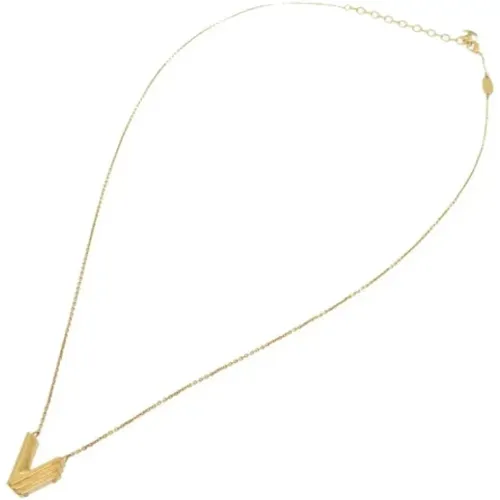 Pre-owned Jewellery, female, , Size: ONE SIZE Pre-owned Metal necklaces - Louis Vuitton Vintage - Modalova