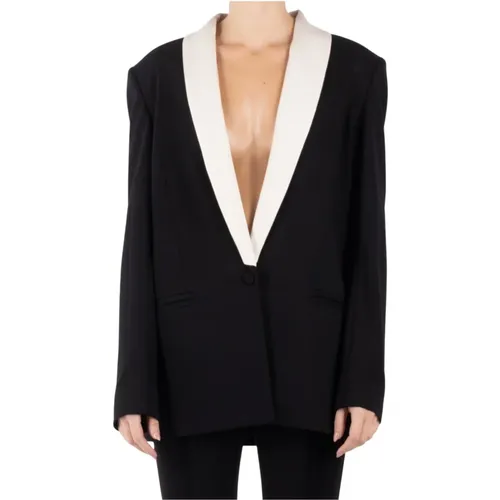 Blazers, female, , Size: M Jacket with Elastane - The Garment - Modalova