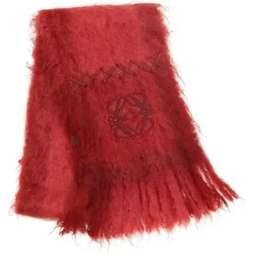 Pre-owned Wool scarves , female, Sizes: ONE SIZE - Loewe Pre-owned - Modalova