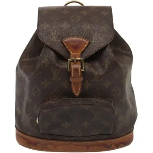 Pre-owned Backpacks, female, , Size: ONE SIZE Pre-owned Canvas backpacks - Louis Vuitton Vintage - Modalova