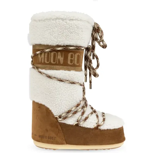 Schneestiefel Icon Shearling , Damen, Größe: 39 EU - moon boot - Modalova