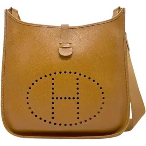 Pre-owned Cross Body Bags, female, , Size: ONE SIZE Pre-owned Leather shoulder-bags - Hermès Vintage - Modalova