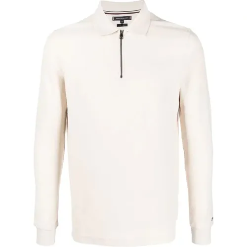 Dc zip honeycomb slim polo , male, Sizes: XL - Tommy Hilfiger - Modalova