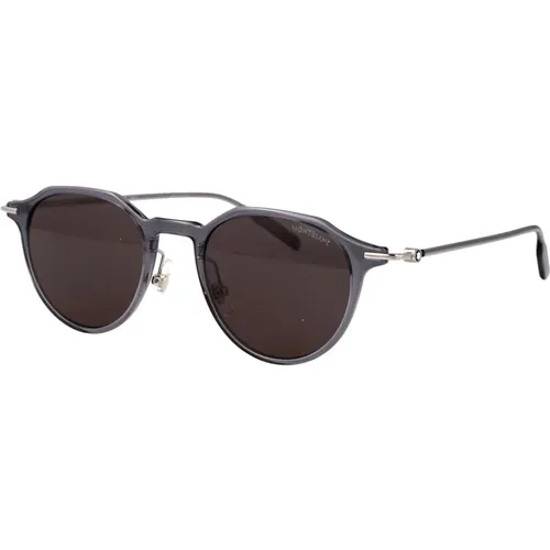 Sunglasses, male, , Size: 49 MM Stylish Sunglasses with Model Mb0355S - Montblanc - Modalova