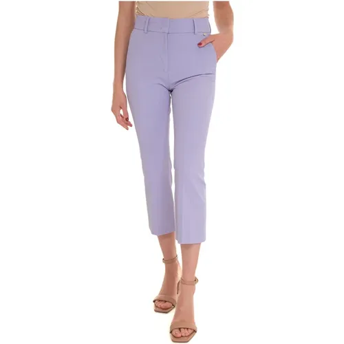 Cropped trousers , female, Sizes: S, L, XL, M, XS - Liu Jo - Modalova