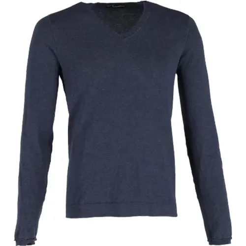 Pre-owned Tops, male, , Size: 3XS Pre-owned Cotton tops - Dolce & Gabbana Pre-owned - Modalova