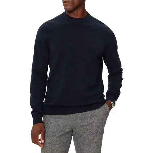 Dunkelblauer Pullover Regular Fit , Herren, Größe: 2XL - Hugo Boss - Modalova