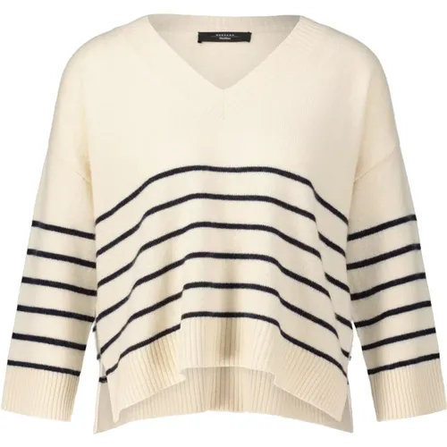 Gestreifter Strickpullover Leva , Damen, Größe: S - Max Mara - Modalova