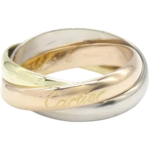 Pre-owned Gold rings , female, Sizes: ONE SIZE - Cartier Vintage - Modalova