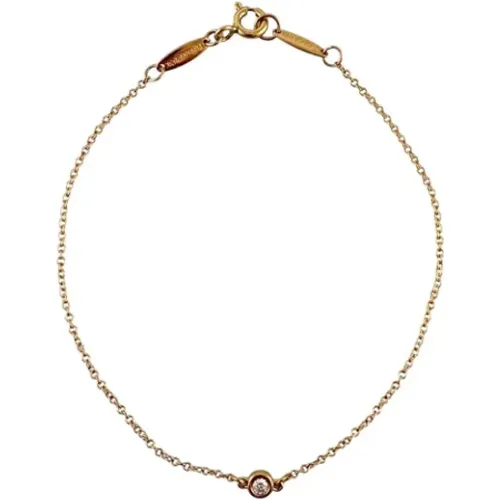 Pre-owned Jewellery, female, , Size: ONE SIZE Pre-owned Rose Gold necklaces - Tiffany & Co. Pre-owned - Modalova