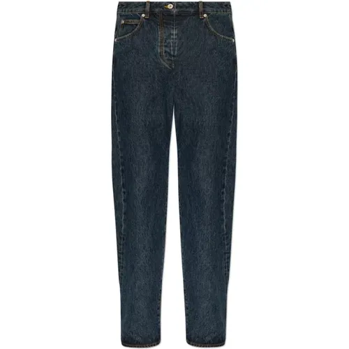 High-Waist-Jeans , Damen, Größe: XS - Salvatore Ferragamo - Modalova