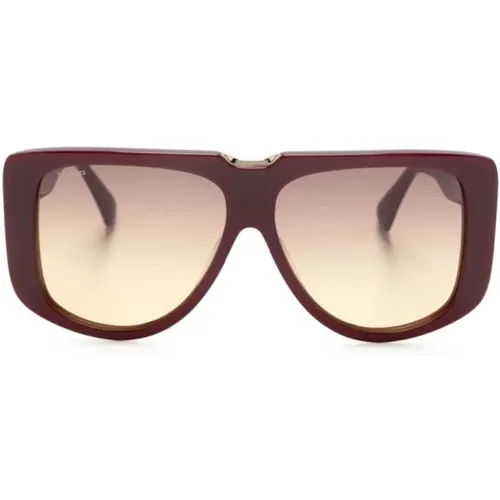 Sunglasses , female, Sizes: 57 MM - Max Mara - Modalova