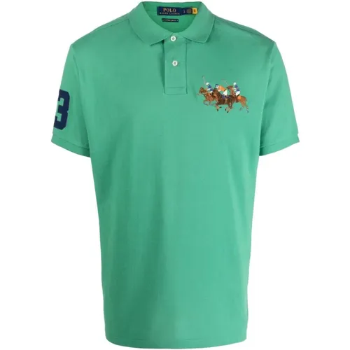 Casual Grünes Kurzarm-Poloshirt - Polo Ralph Lauren - Modalova