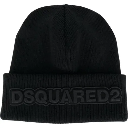 Beanies, male, , Size: ONE SIZE Knm0001-15040001 Hats - Dsquared2 - Modalova