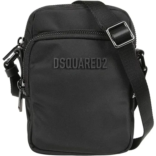 Messenger Bags, male, , Size: ONE SIZE Stylish Marsupio Bag for Everyday Use - Dsquared2 - Modalova