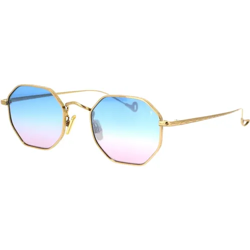 Elegante Unisex Sonnenbrille mit Blau Rosa Verlaufsgläsern , unisex, Größe: 48 MM - Eyepetizer - Modalova