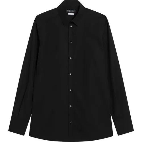 Casual Shirts, male, , Size: XL Long Sleeve Shirt - Dolce & Gabbana - Modalova