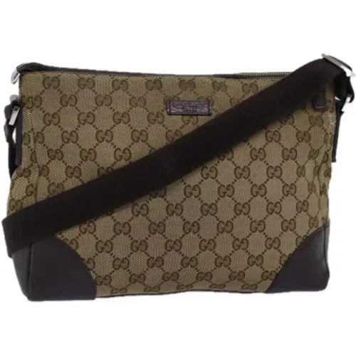 Pre-owned Shoulder Bags, female, , Size: ONE SIZE Pre-owned Canvas gucci-bags - Gucci Vintage - Modalova