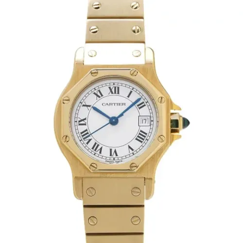 Pre-owned Watches, female, , Size: ONE SIZE Pre-owned Gold watches - Cartier Vintage - Modalova