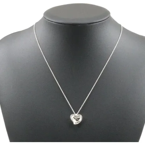 Pre-owned Jewellery, female, , Size: ONE SIZE Pre-owned Silver necklaces - Tiffany & Co. Pre-owned - Modalova