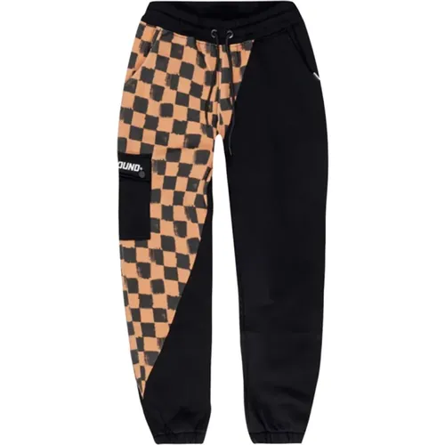 Braune Graffiti Print Urban Hose , Herren, Größe: M - SPRAYGROUND - Modalova