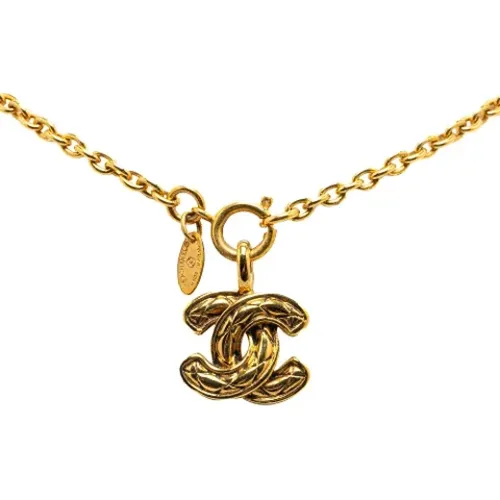 Pre-owned Metal necklaces , female, Sizes: ONE SIZE - Chanel Vintage - Modalova