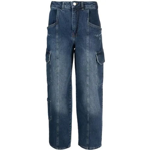 Cargo Jeans mit Nahtdetails , Damen, Größe: XS - BAUM UND PFERDGARTEN - Modalova