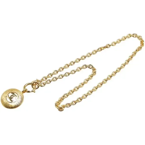 Pre-owned Jewellery, female, , Size: ONE SIZE Pre-owned Metal necklaces - Chanel Vintage - Modalova