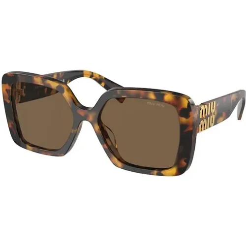 Dark Frame Sunglasses , female, Sizes: 56 MM - Miu Miu - Modalova