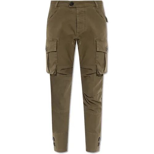 Tapered Trousers, female, , Size: 2XS Cargo Pants - Dsquared2 - Modalova