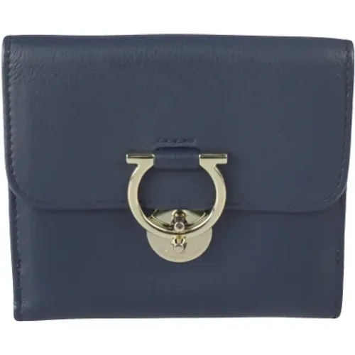 Pre-owned Leather wallets , female, Sizes: ONE SIZE - Salvatore Ferragamo Pre-owned - Modalova