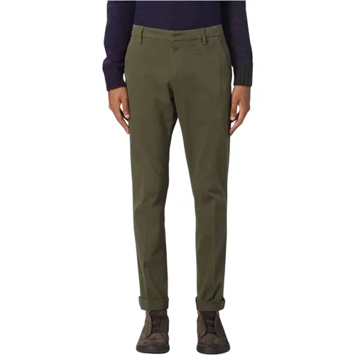 Gaubert Slim-Fit Cropped Trousers , male, Sizes: W36, W29, W34, W30 - Dondup - Modalova