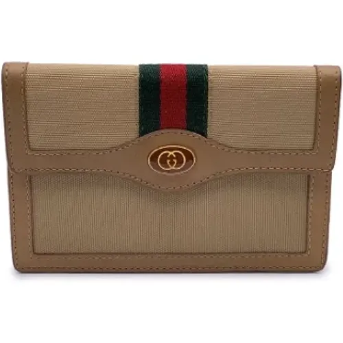 Pre-owned Wallets, female, , Size: ONE SIZE Pre-owned Leather wallets - Gucci Vintage - Modalova