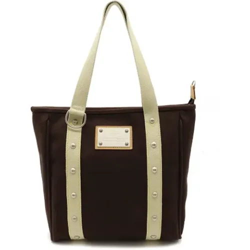 Pre-owned Tote Bags, unisex, , Size: ONE SIZE Pre-owned Canvas totes - Louis Vuitton Vintage - Modalova