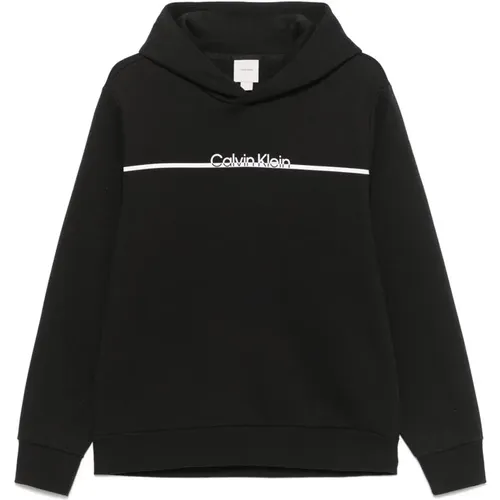 Hoodies, male, , Size: M Classic Hood Sweatshirt - Calvin Klein - Modalova