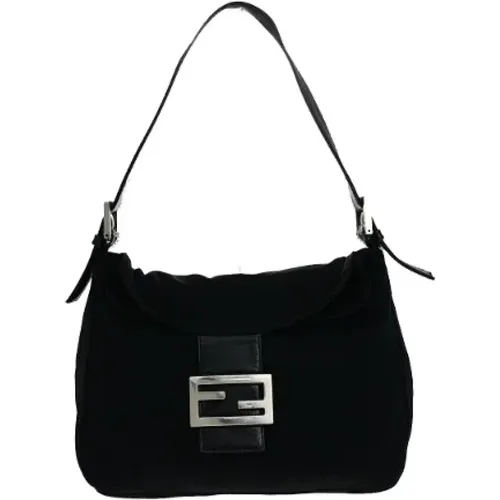 Pre-owned Shoulder Bags, female, , Size: ONE SIZE Pre-owned Canvas fendi-bags - Fendi Vintage - Modalova