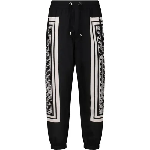 Monogram Print Track Pants Balmain - Balmain - Modalova