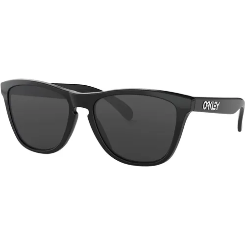 Klassische Sonnenbrille Schwarz Blau - Oakley - Modalova