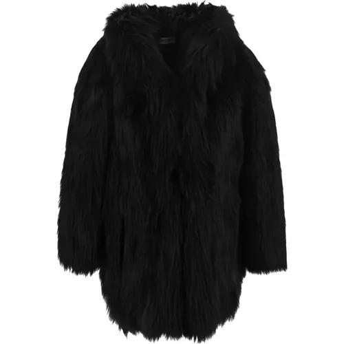 Faux Fur Shearling Jackets , Damen, Größe: 2XL - Alessia Zamattio - Modalova