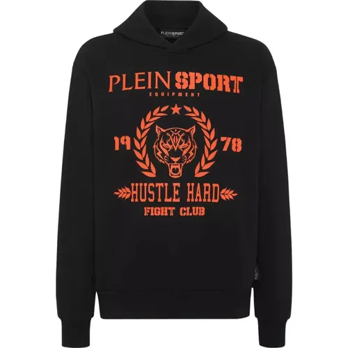 Hoodies, male, , Size: XL Hoodie with Graphic Print - Plein Sport - Modalova