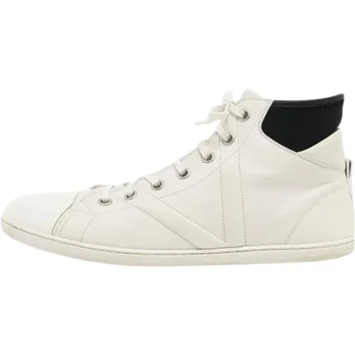 Pre-owned Sneakers, male, , Size: 9 1/2 US Pre-owned Leather sneakers - Louis Vuitton Vintage - Modalova