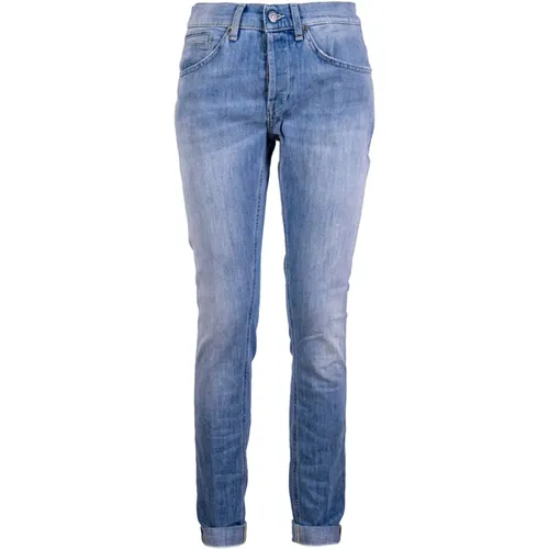 Slim-fit Denim Jeans , male, Sizes: W32 - Dondup - Modalova