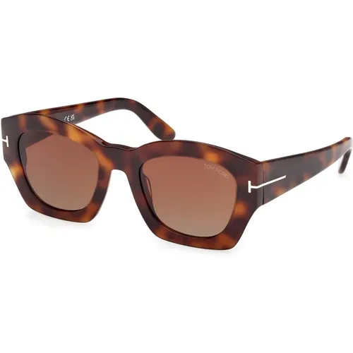 Stylische Sonnenbrille Ft1083 Guilliana 53F , Damen, Größe: 52 MM - Tom Ford - Modalova