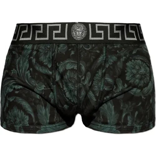 Patterned Boxers , male, Sizes: XL, 3XL, S, M, L, 2XL - Versace - Modalova