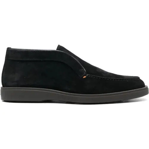 Suede Desert Boots , male, Sizes: 6 UK, 7 1/2 UK, 9 UK, 8 1/2 UK, 10 UK - Santoni - Modalova